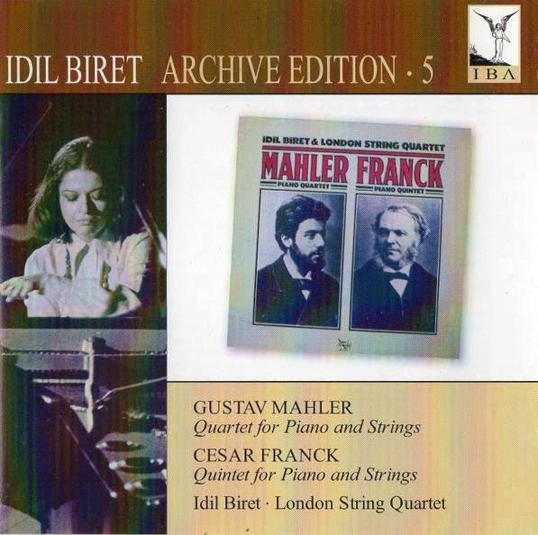 Quartett für Klavier und Streicher, Gustav Mahler, Cesar Franck, Idil Biret, CD - Bild 1