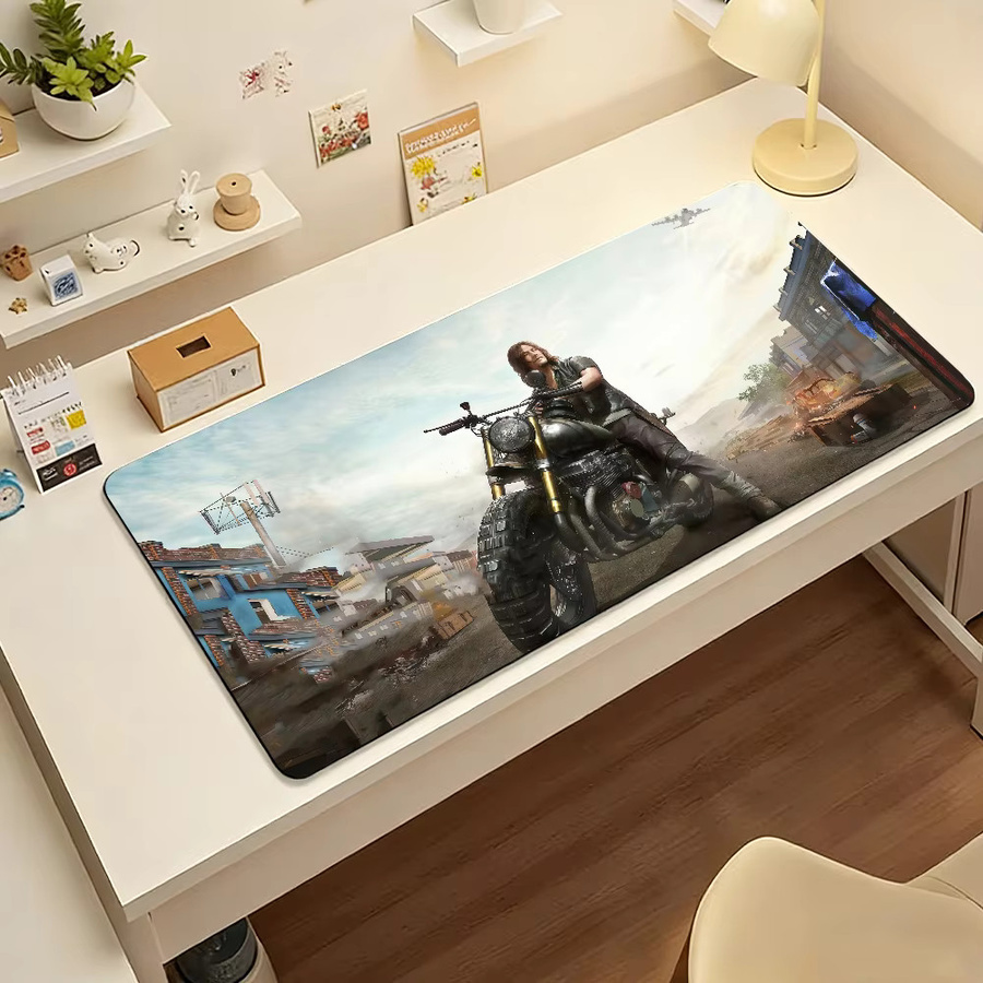 Norman Reedus Walking Dead Mauspad Multicolor rutschfeste Schreibtischunterlage aus Gummi für PC und Laptop - Bild 6