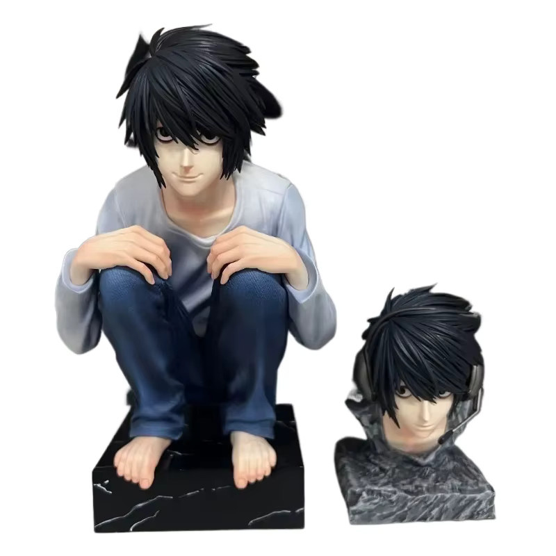 Bandai Death Note L Hockende GK-Figur, Anime-Sammlerfigur, 16cm - Bild 5