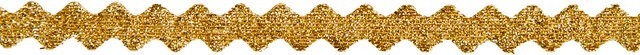 Rico Design Glitzerband Wellig in Gold aus Nylon und Polyester - Bild 1