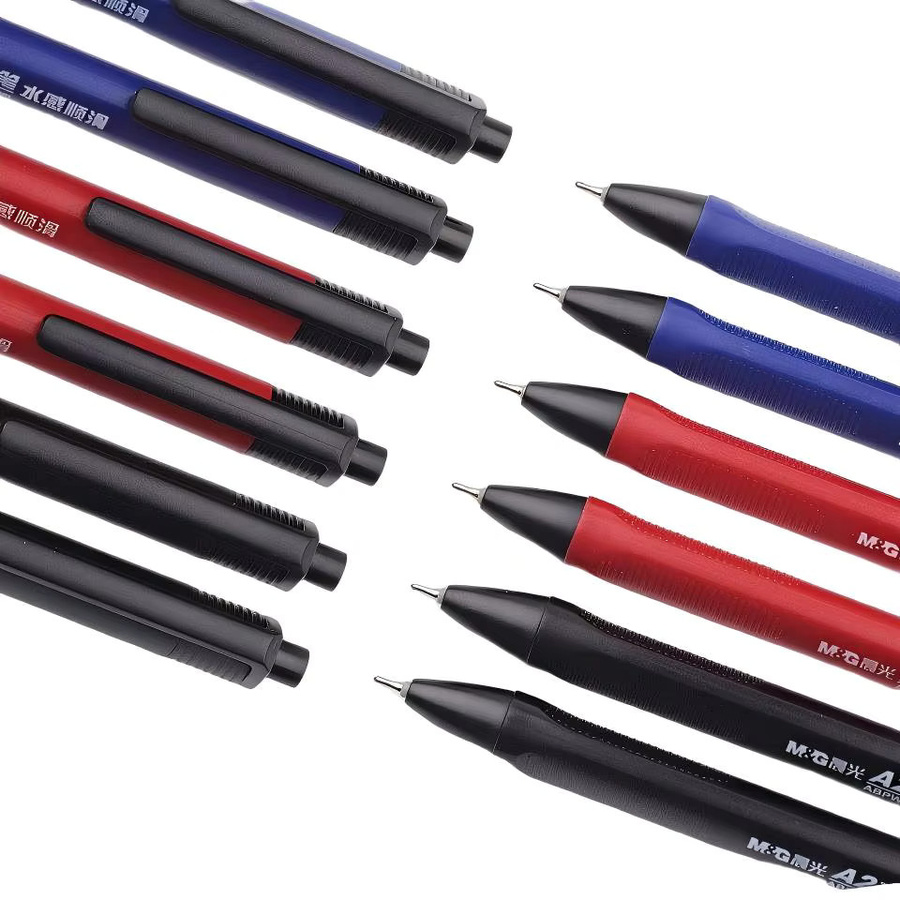 ZiViMi 10-teiliges Gelstift-Set mit 0,7 mm Schriftdicke in Schwarz, Blau, Rot und Multicolour - Bild 3