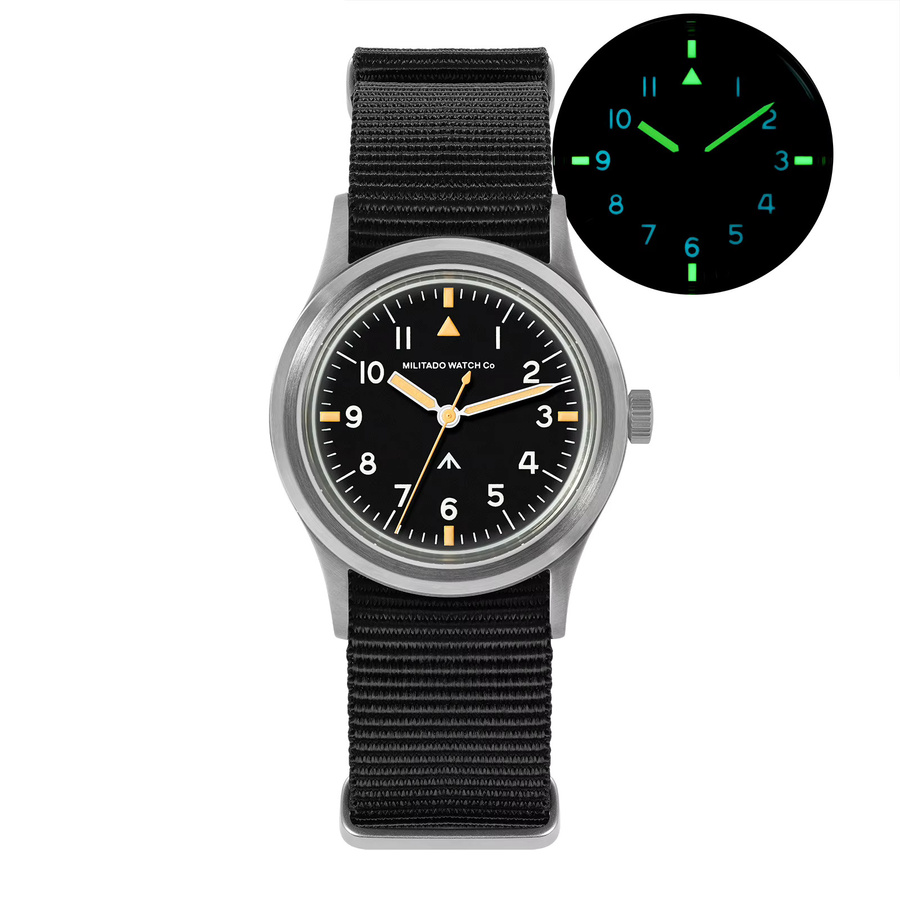 Militado Armbanduhr, Quarz, Edelstahl, Grau, 36 mm, Herren - Bild 5