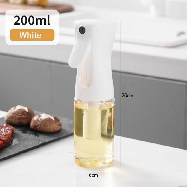 DHDH Ölsprühflasche für Küche und BBQ, weiß, 200 ml - Bild 1