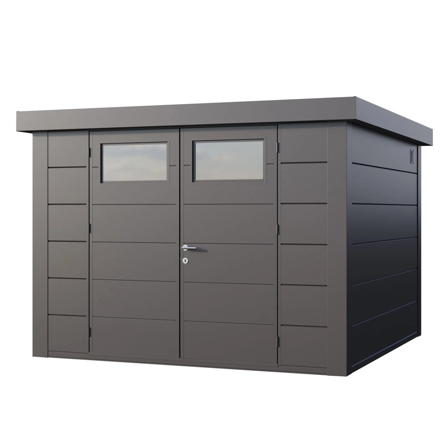 Telluria Gerätehaus Classico in Silber, B/H/T: 782 x 219 x 318 cm - Bild 2