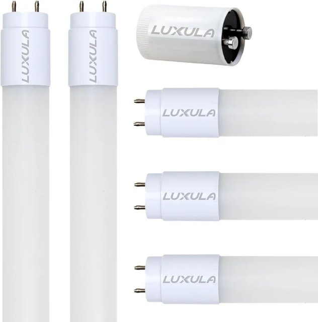 LUXULA 5er-Set LED Röhren T8 22W 3000K Warmweiß mit Starter G13 Leuchtmittel aus Nanokunststoff, Länge: 150 cm - Bild 1