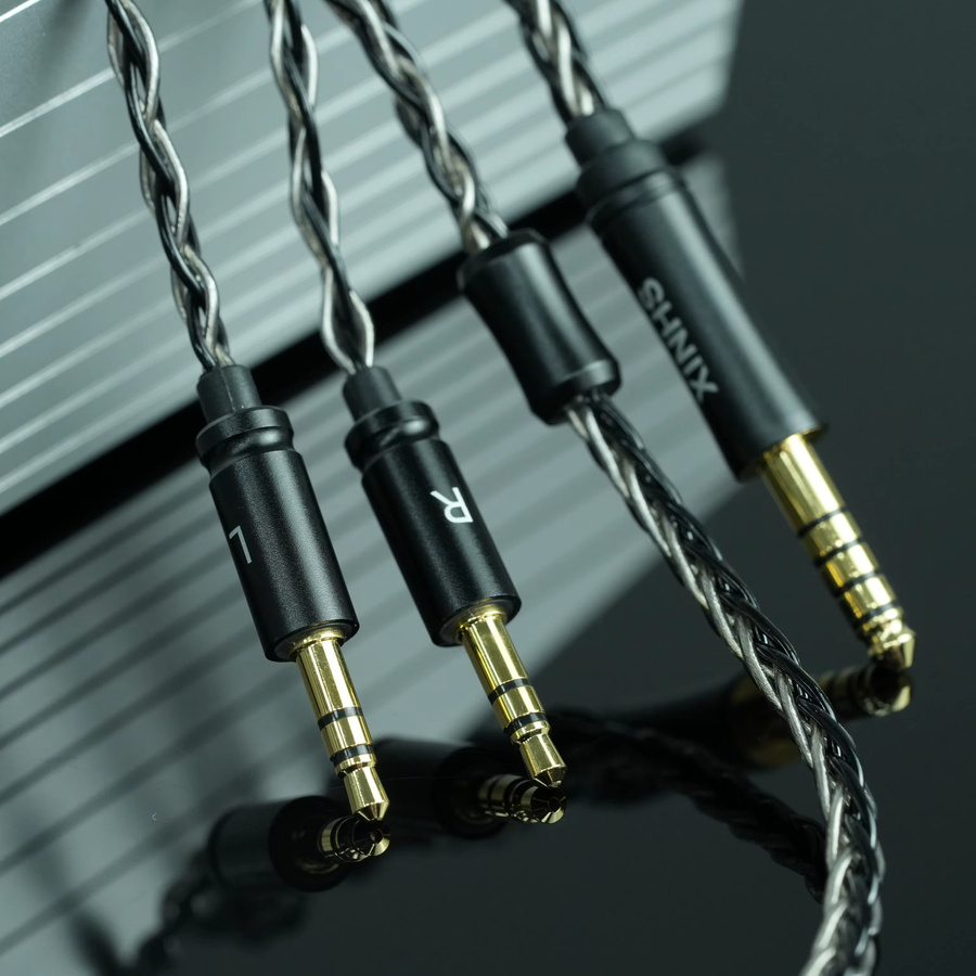 XINHS-116 IEM-Kabel mit 4,4 mm symmetrischem XLR, doppelt 2,5 mm und doppelt 3,5 mm Anschlüssen für Hifiman SUNDARA, Ananda, HE400SE und Denon AH-D600 - Bild 2