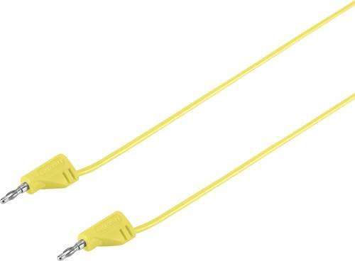 Voltcraft MSB-200 Messleitung mit 2mm Lamellenstecker in Gelb - Bild 1
