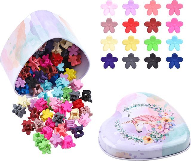 KIDS BOWS Haarspangen, Bunte Blumen, Kinder - Bild 1