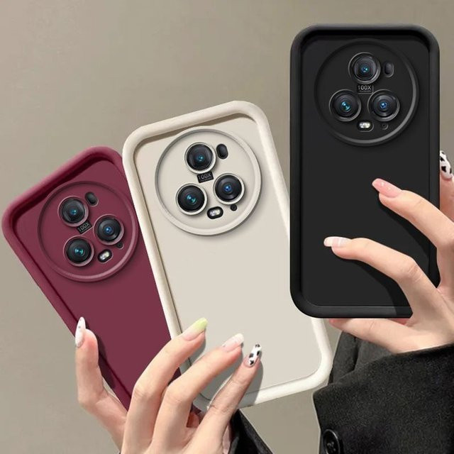 Silikon Schutzhülle in Candy Farbe für Huawei Honor Magic Serie Pro Plus 5G, Farbe: Weiß - Bild 1