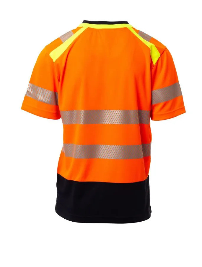 Warnschutz T-Shirt ALLEY von Industrial Wear in Orange, Größe XL, nach EN ISO 20471 Klasse 2 - Bild 1
