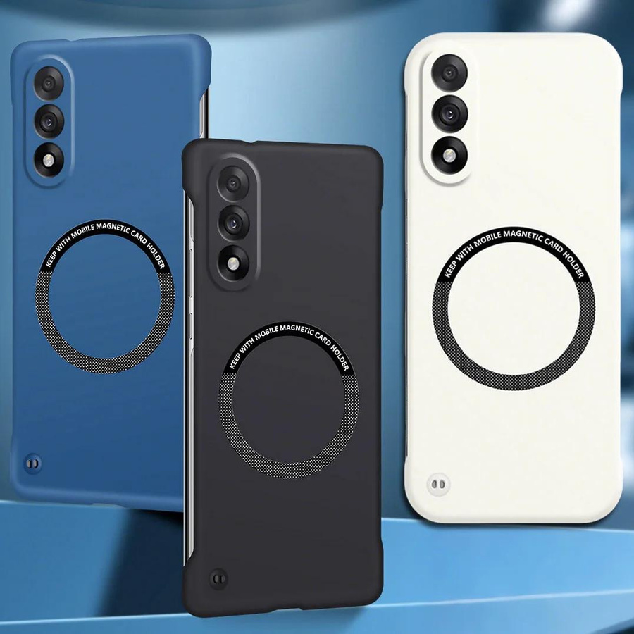 OnePlus Nord CE Stoßfeste Handyhülle aus hartem PC mit magnetischem rahmenlosem Design in Matt-Optik - Bild 2
