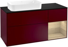 V&B Waschtischunterschrank Finion mit Wandbeleuchtung, Breite: 120 cm, Höhe: 50,1 cm, Tiefe: 50,1 cm - Bild 1