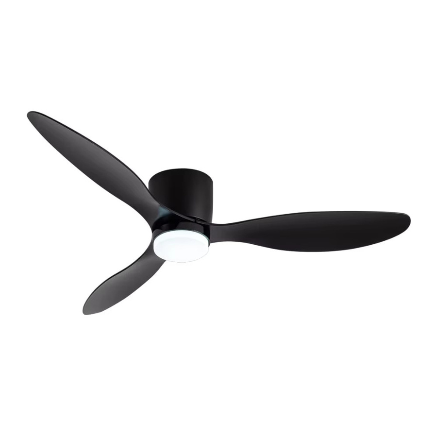 IRALAN Deckenventilator mit Lampe und Fernbedienung, elektrischer Ventilator mit 6 Windgeschwindigkeiten für Wohnzimmer und Schlafzimmer - Bild 5