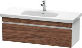 Duravit Waschtischunterschrank DuraStyle in Weiss, B: 113 cm, T: 44,8 cm, H: 39,8 cm, wandhängend mit 1 Auszug - Bild 1