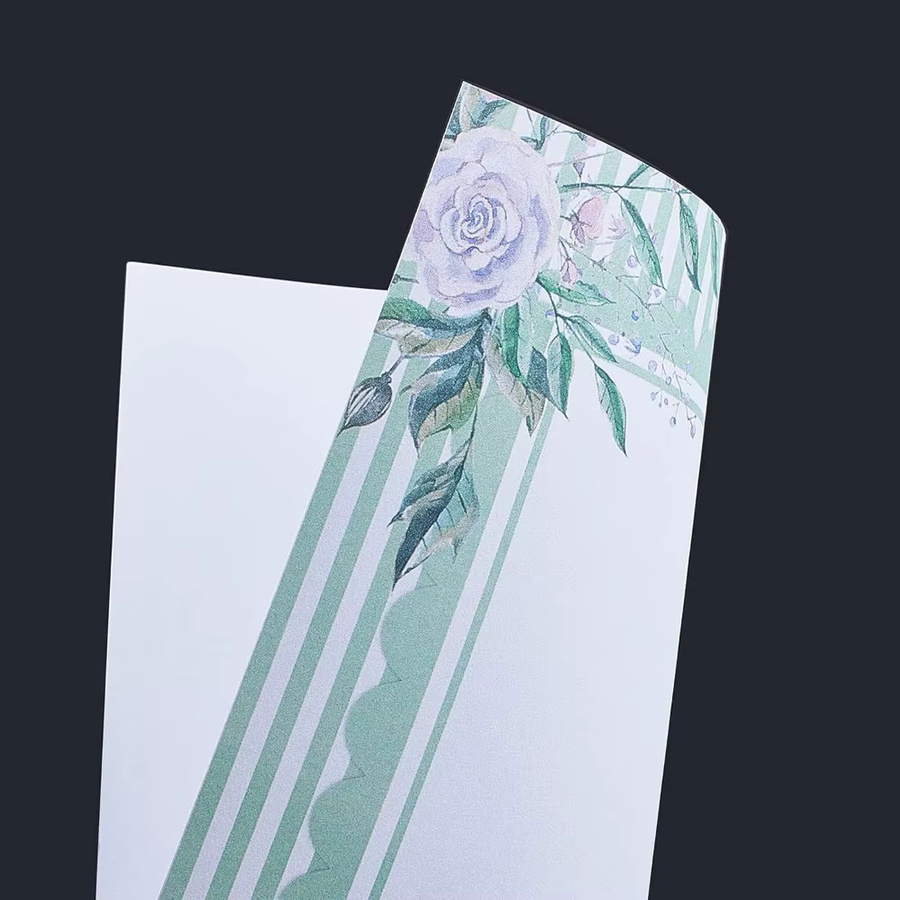 24 Blatt dekoratives Musterpapier in Rosa für Scrapbooking und DIY-Projekte, florale Motive, 15,24 x 15,24 cm - Bild 2