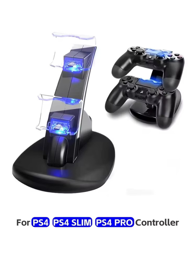 Sony Dual Ladegerät Ständer für PlayStation 4, PS4 Pro und PS4 Slim in Schwarz - Bild 6