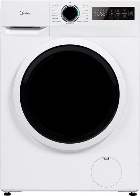 Midea Waschmaschine Frontlader weiß, 7 kg, 1400 U/min, Aquastop - Bild 1
