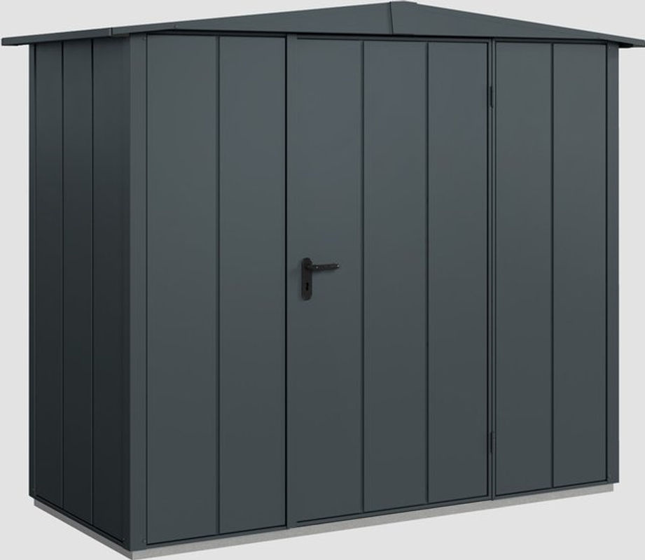 Ecostar Gerätehaus Elegant-S aus Metall in Grau mit Einzel Tür B/H/T: 238 x 216 x 107,8 cm - Bild 3