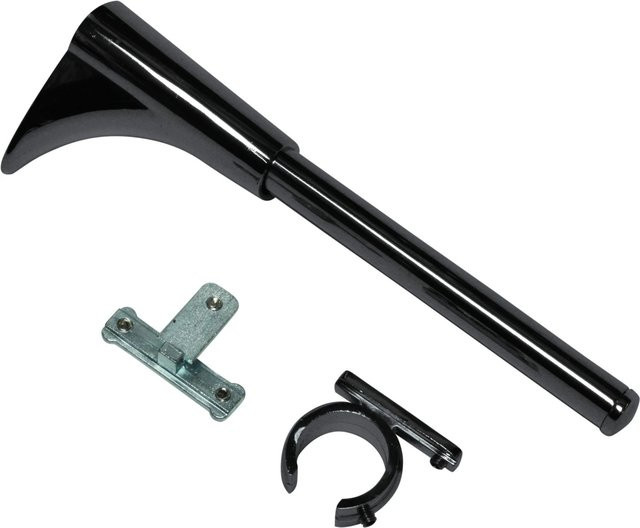 Gardinia Universal Träger Chicago für 1- und 2-Lauf, Schwarz, für Ø 20 mm Stangen - Bild 1