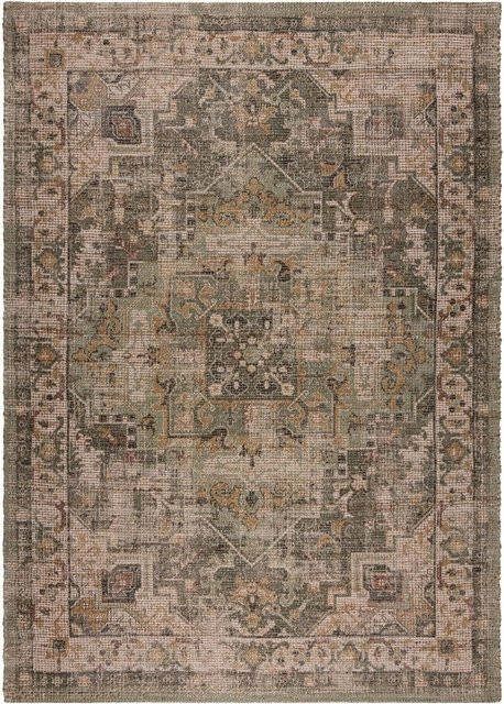 Flair Rugs Kurzflorteppich Selena in Rosa-Grün, B/T: 120 x 170 cm - Bild 1