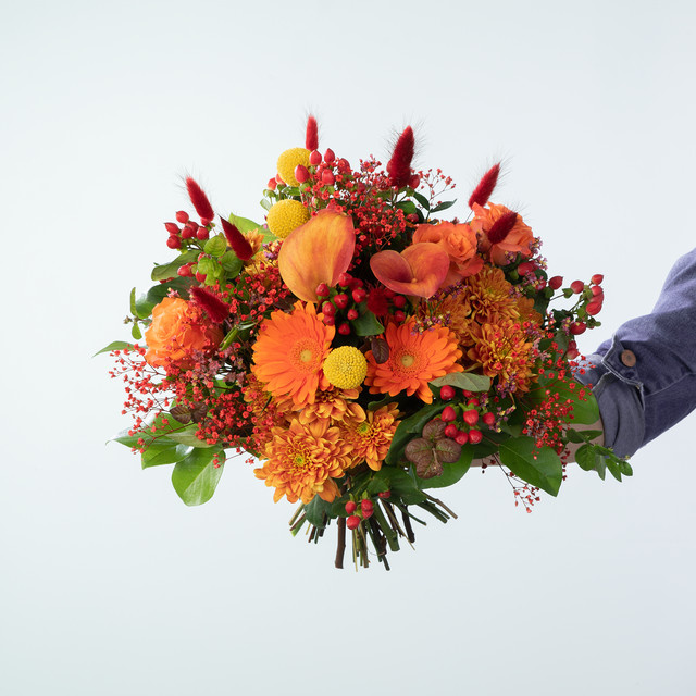 Wanda Bouquet orange yellow red fresh - Bild 1