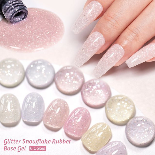 Meet Across Gel-Nagellack, Glitzer-Schneeflocken, 7 ml, Damen - Bild 1
