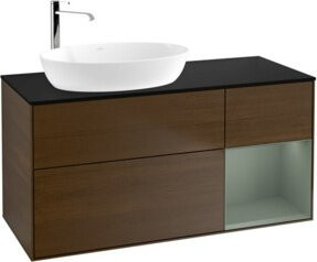 V&B Waschtischunterschrank Finion Wandbeleuchtung in lackierter Ausführung, Breite: 120 cm, Tiefe: 50,1 cm, Höhe: 50,1 cm - Bild 1