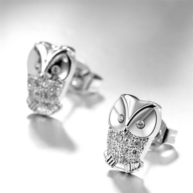 Wucifang Jewelry Ohrring, 925 Silber, Zirkonia, Damen - Bild 1