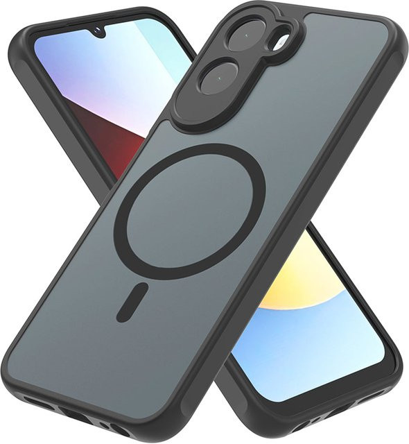 Techsuit HaloFrost II MagSafe-Hülle für Xiaomi Redmi A7 Pro 4G in Schwarz - Bild 1
