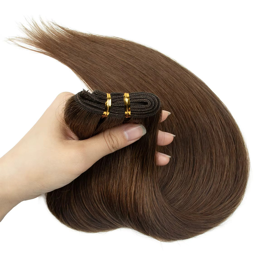 Boymia Echthaar-Bündel Remy-Haarverlängerungen, Glatt, Damen - Bild 4