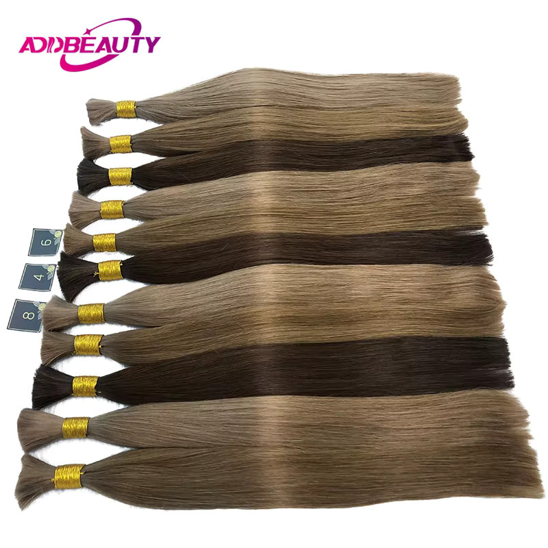 Addbeauty Echthaarverlängerung, brasilianisches Remy-Echthaar, 72 cm, 100 g, Unisex - Bild 2