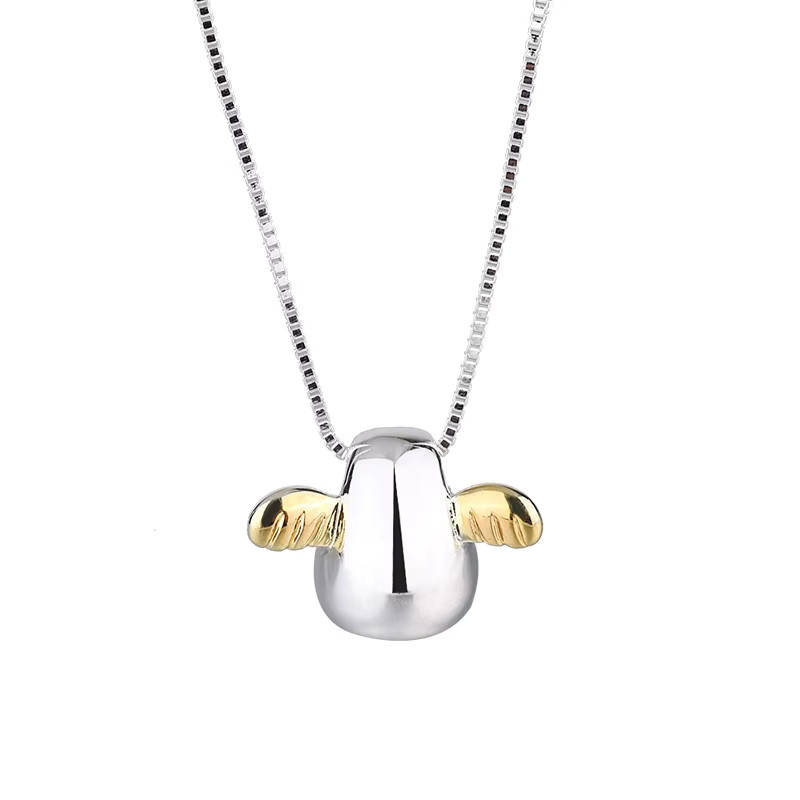 Halskette GaGa-Duck, 925 Silber, Engel Ei, Damen - Bild 2