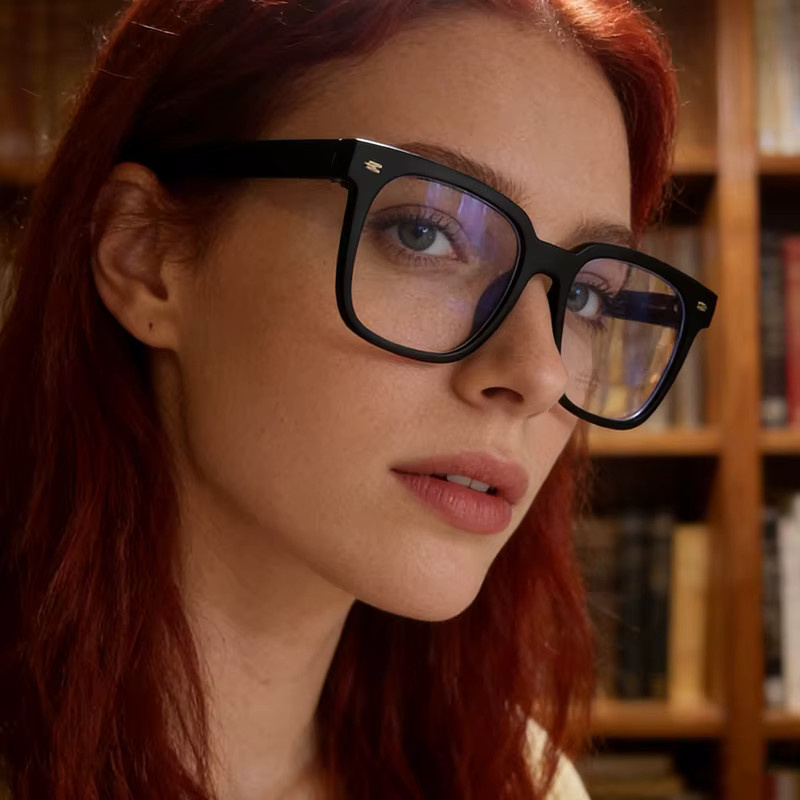 CCspace Lesebrille, Vollrand, Square, Kunststoff, Schwarz, Unisex - Bild 2
