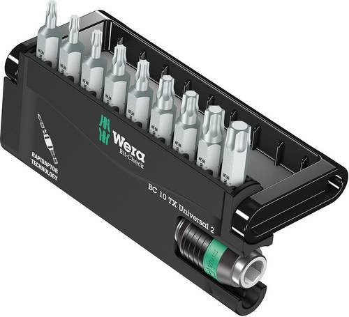 Wera Bit-Check TX Torx Bit-Set 10-teilig in Schwarz - Bild 1