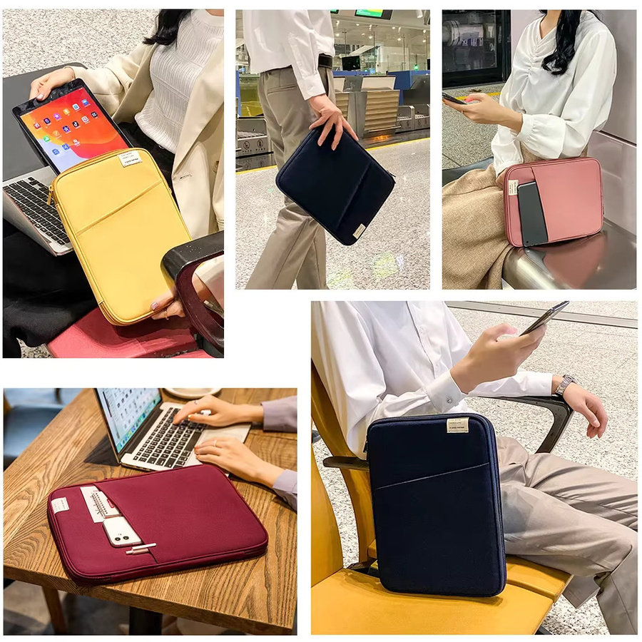 Stoßfeste Tablet-Hülle mit Tastatur und Maus für iPad, Xiaomi, Samsung, Huawei und Lenovo, 9-13 Zoll, Blau - Bild 3