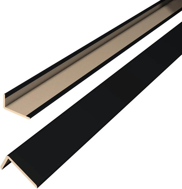 Egger Winkelleiste Decowall WL537 Wandverkleidung Schwarz 2,4 m - Bild 1
