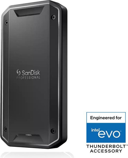 SanDisk Professional PRO-G40 Externe SSD 2TB Schwarz mit USB-C und Thunderbolt - Bild 1
