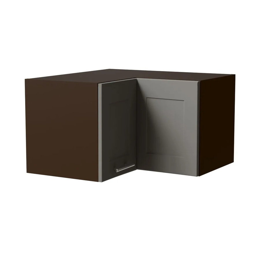 Feldmann-Wohnen Eckhängeschrank Oslo W12/60/36 in Lava / Dust Grey Matt mit Soft-Close-Türen, B/T/H: 60 x 60 x 36 cm - Bild 2
