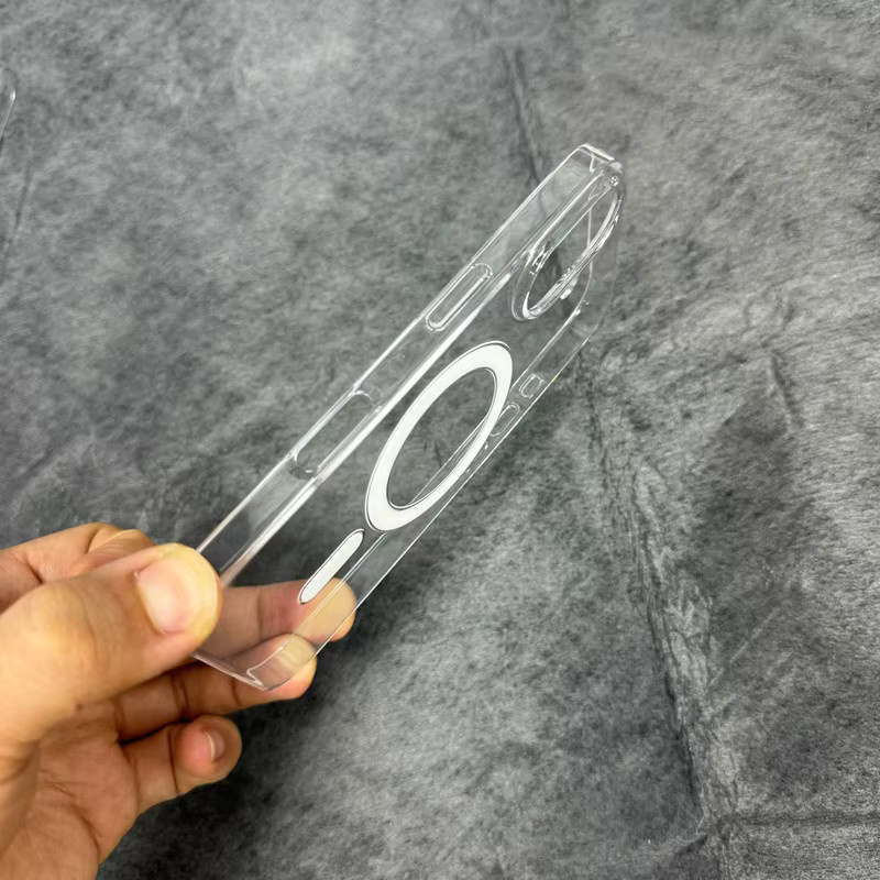 MagSafe Magnetische Handyhülle für iPhone 16 15 14 13 12 11 Pro Max Plus Clear Wireless Charging Cover Transparent von Ricestate - Bild 2