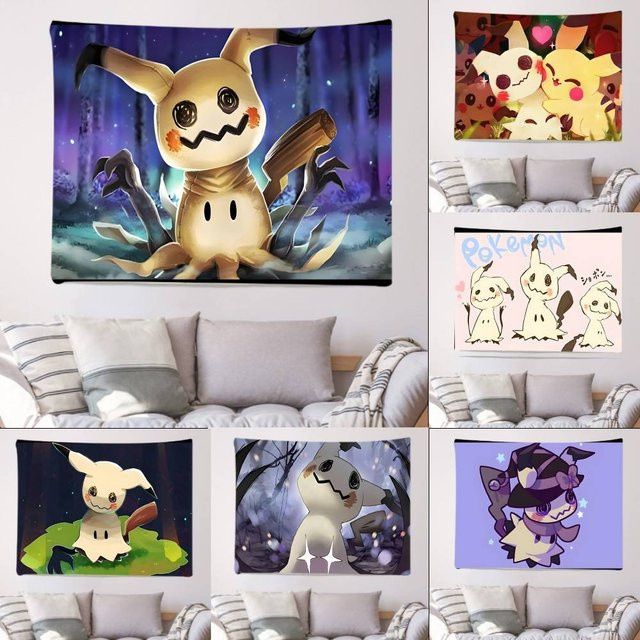 Beast Kingdom W-Pokémon Wandteppich als dekoratives Banner in Mehrfarbig, B: 70 cm, H: 50 cm - Bild 1