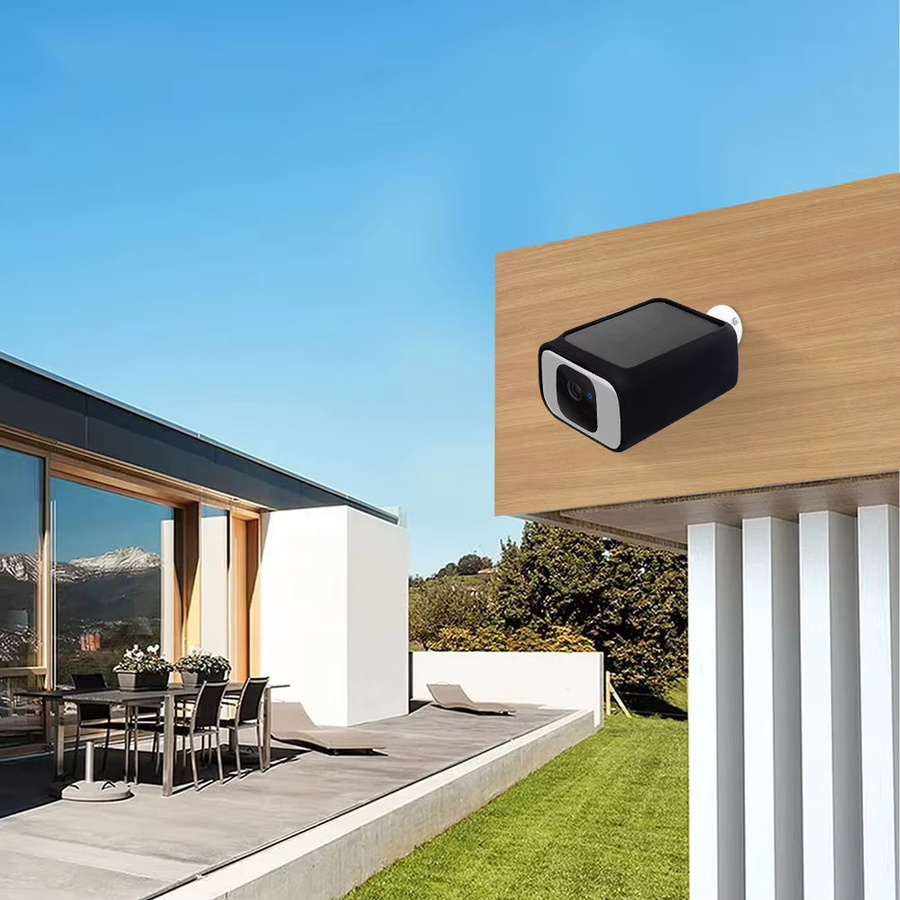 Silikon Schutzhülle für Eufy Security Outdoor SoloCam S230 (S40) in Schwarz mit UV- und Regenschutz - Bild 4