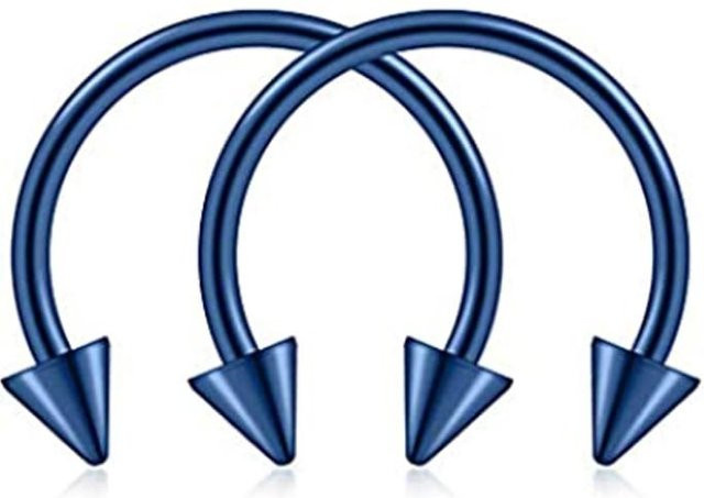 Circular Barbell Hufeisen Piercing, Edelstahl, Silber, Damen - Bild 1
