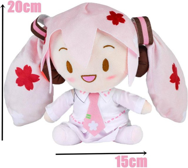 Yiran toy 1 Hatsune Miku Plüschtier Anime Stoffpuppe Blau 14+y - Bild 1