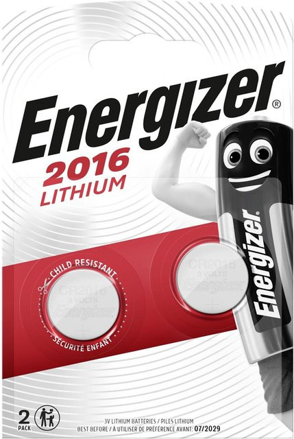 Energizer Lithium Knopfzelle CR2016 Silber 2er Pack - Bild 2