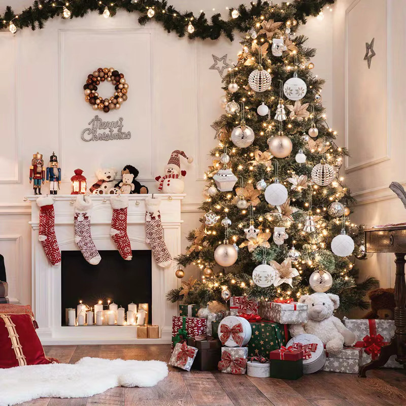 CYZIWEIN Weihnachtskugeln Gold, 42 Stück Christbaumschmuck Anhänger aus Kunststoff für Weihnachten und Silvester - Bild 6