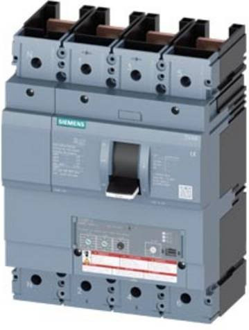 Siemens 3VA6440-6HL41-2AA0 Leistungsschalter in Grau mit einem Einstellbereich von 160 - 400A und einer maximalen Schaltspannung von 600 V/AC - Bild 1