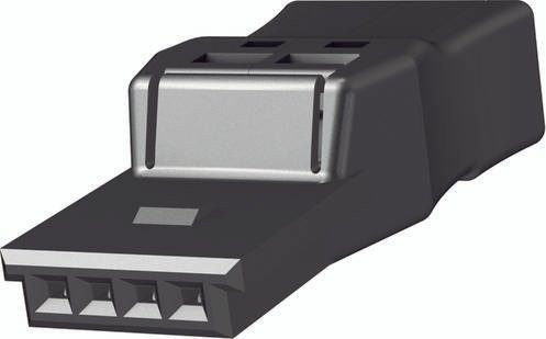HARTING Leiterplattensteckverbinder 14310410301000 Schwarz aus Messing mit 1 Reihe - Bild 1