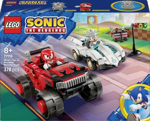 LEGO Sonic the Hedgehog Silvers Auto vs. Knuckles’ Monstertruck, Fahrzeuge, ab 8 Jahren - Bild 1