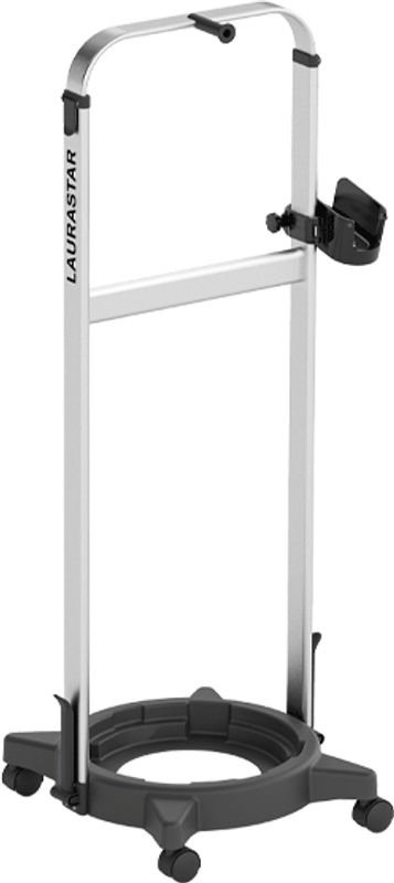 Laurastar Izzi Cart Transportwagen für Dampfreiniger in Silber, B/T/H: 40,0 x 38,0 x 177,0 cm - Bild 2