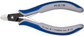 Knipex Seitenschneider für Elektronik und Feinmechanik blau - Bild 1
